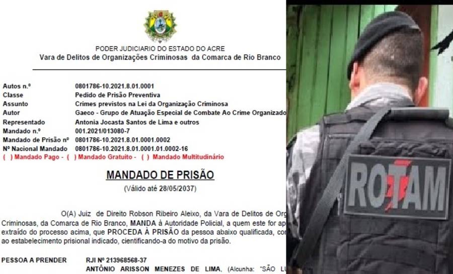 Polícia Militar através do 6BPM Rotam prende um dos mais perigosos