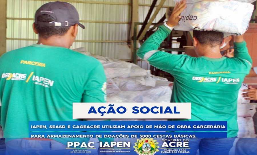 Iapen Seasd e Cageacre utilizam apoio de mão de obra carcerária para